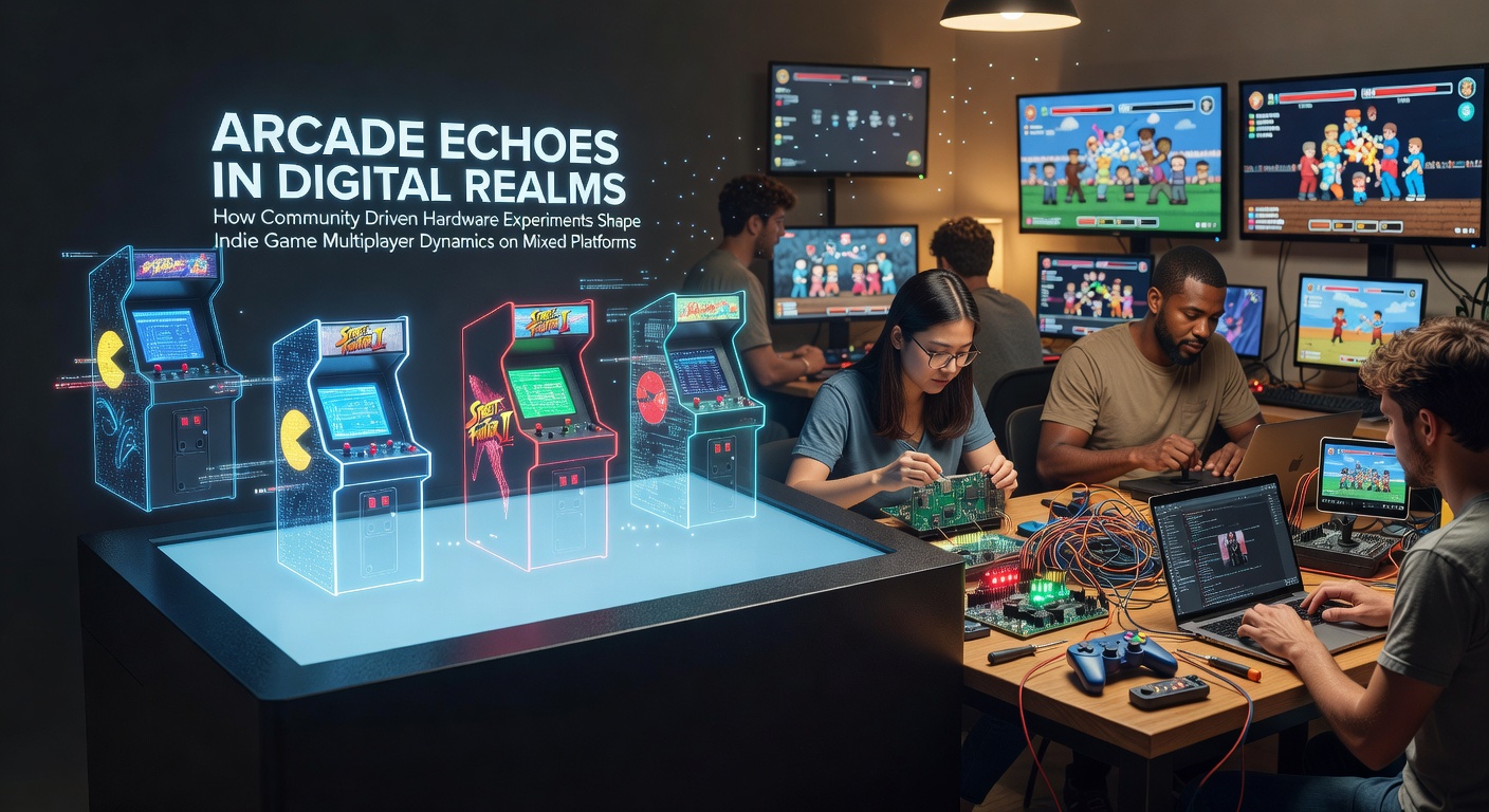 Community members assemble custom hardware adapters for indie multiplayer sessions across PC and console setups