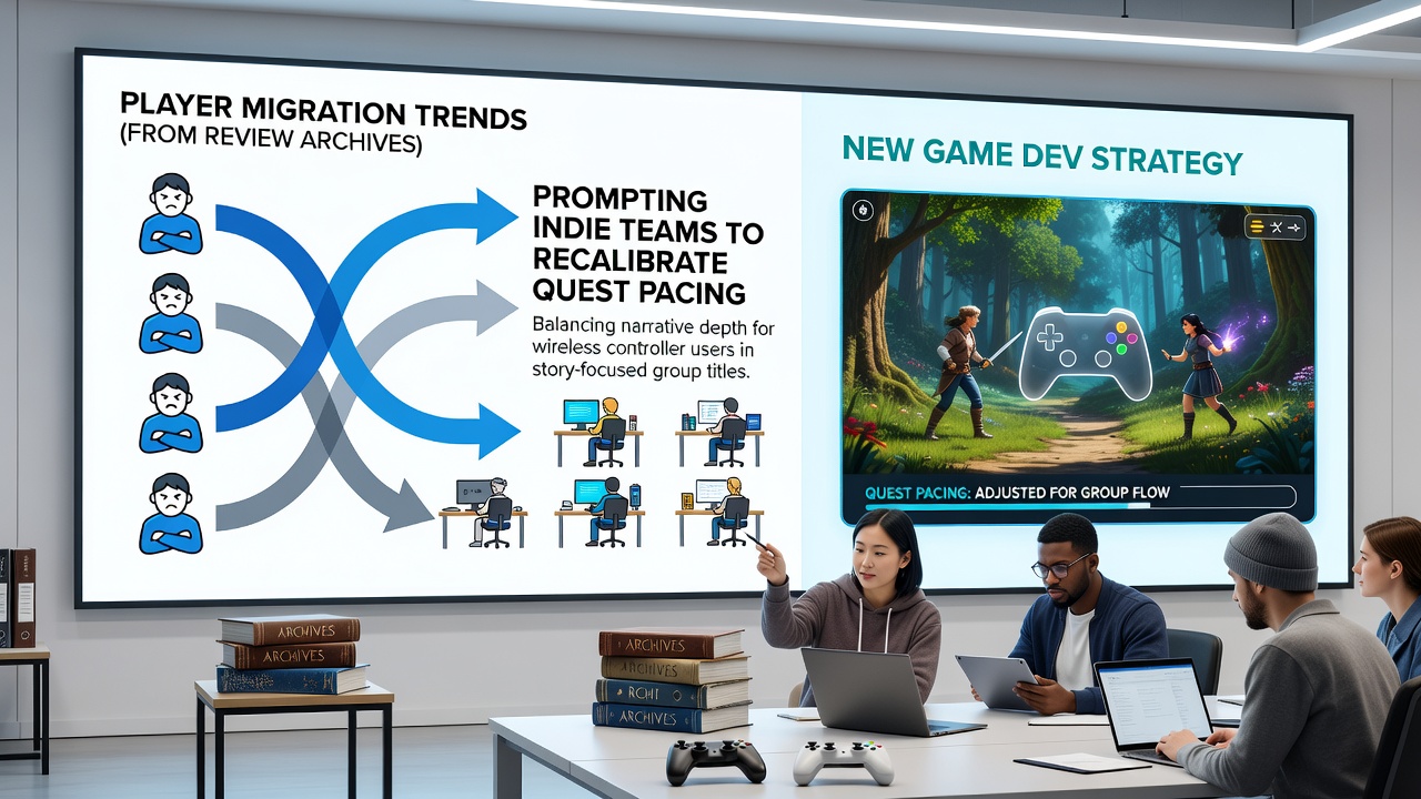Graph displaying player preference shifts toward wireless controllers based on aggregated review archives from 2024 to 2026